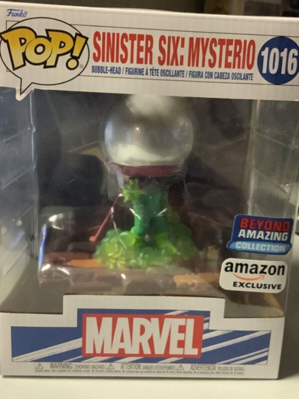 Funko Pop Sinister Six Mysterio #1016 Marvel Amazon Exclusive New in Box NIB